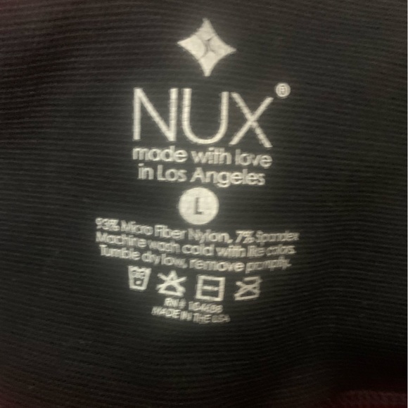 NUX Along The Lines Leggings Pink Ruby NWT sz LG - Picture 5 of 8